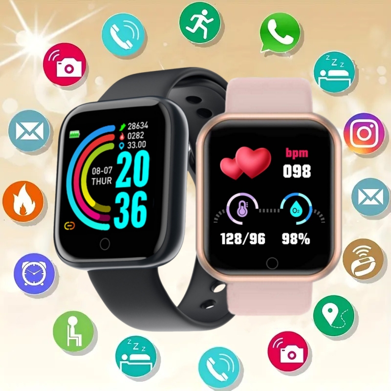 Smartwatch Sports Watches For Men - Smart Watch Bericht Herinner Muziek Controle