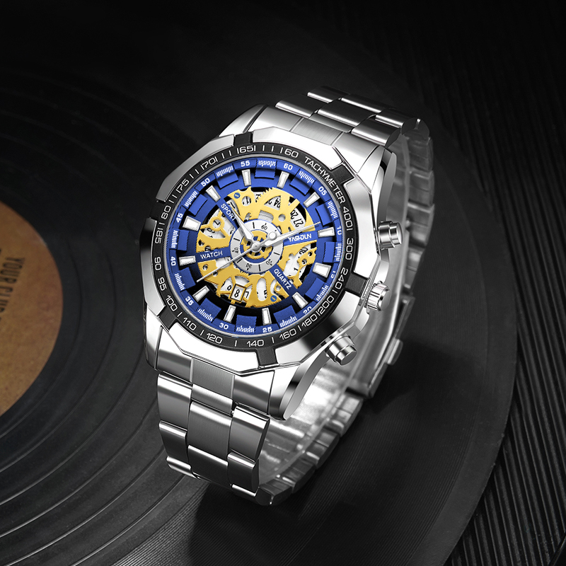 Smartwatch Sports Watches For Men - Luxe mode skelethorloge voor heren, lichtgevend
