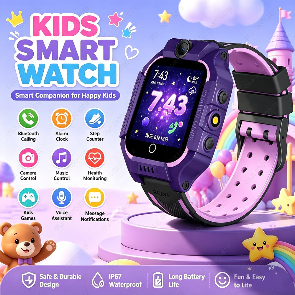 Smartwatch Watches For Kid Boy Waterproof - 2027 Nieuw 2G Kinder Smartwatch Simkaart