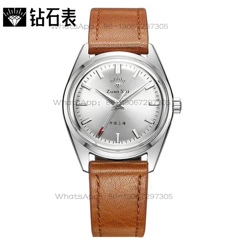 Leather Watch Strap - Magic City Watch Shanghai Diamond merkhorloge,