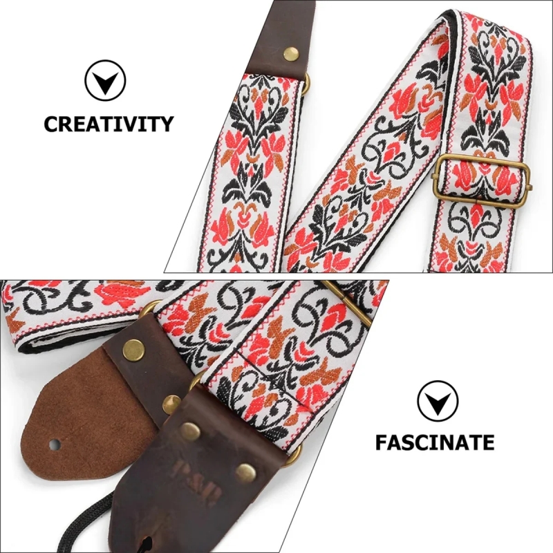 Miwayer vintage bloemen gitaar - Leather Watch Strap recensie en prijs
