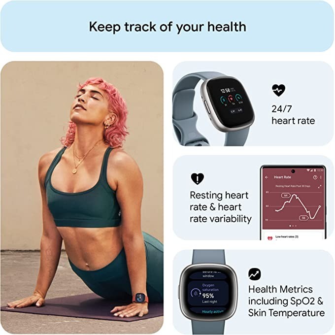 Fitbit Versa 4-smartwatch Inge - Heart Rate Gps Watch recensie en prijs