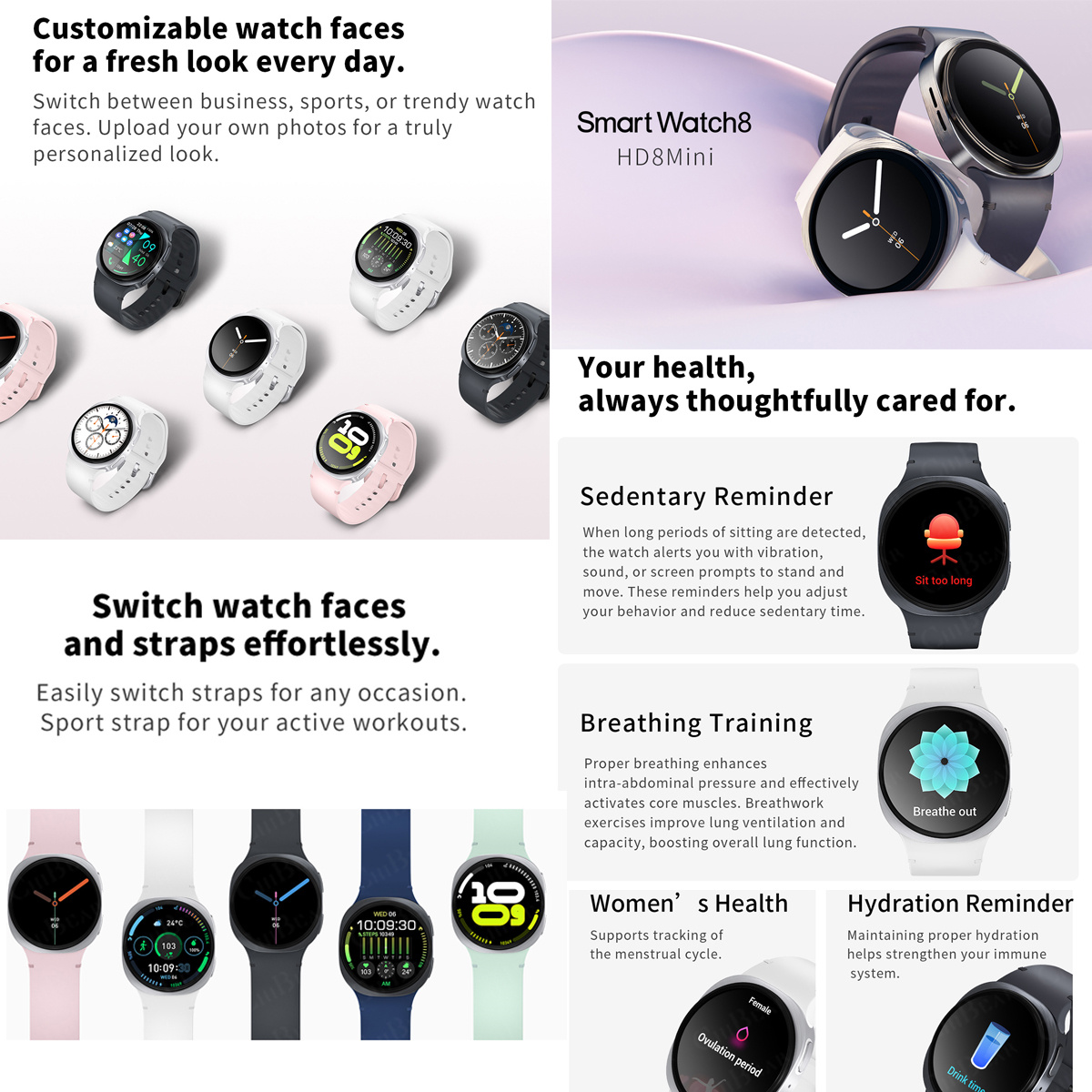 2026 Nieuwe Horloges 8 Mini GP - Heart Rate Gps Watch recensie en prijs
