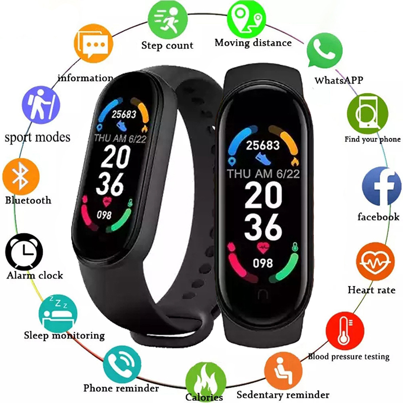 M6 Smart Watch Heren Dames Fit - Smartwatch Watches Price recensie en prijs