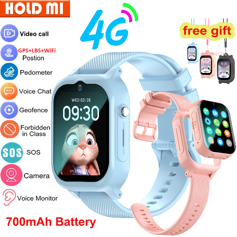 Smart Watch Kinderen 4G GPS WI - Smartwatch Watches For Kid Boy Waterproof recensie en prijs