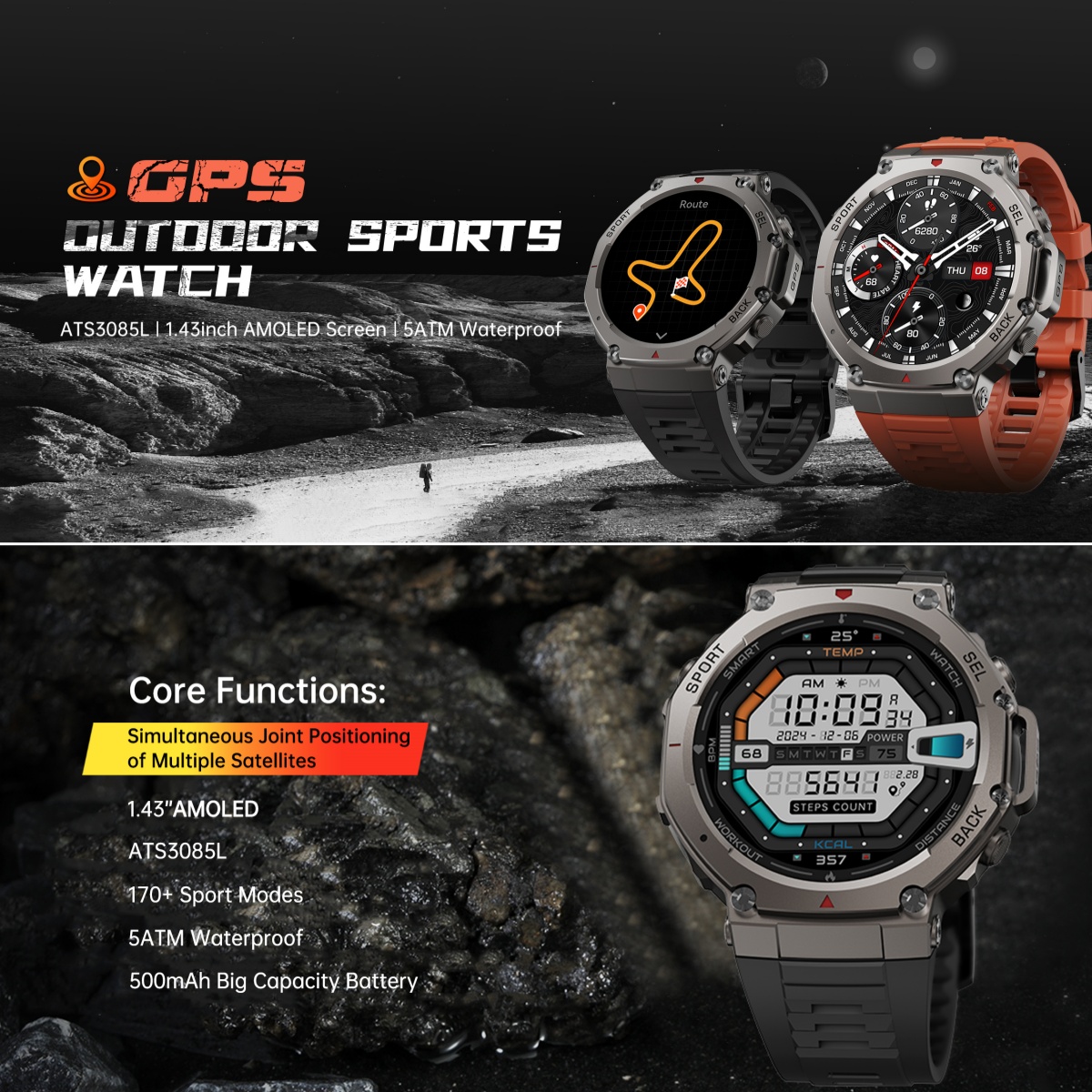 2025 Nieuwe Militaire Slimme H - Watch Vs Smartwatch recensie en prijs