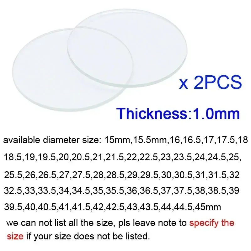 2 Stuks 15 - 45mm Platte Ronde - Smart Watch Screen Protector recensie en prijs