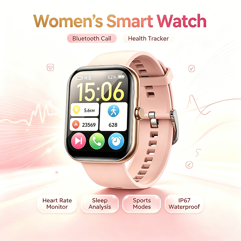 Dames Smartwatch BT Oproep Har - Smartwatch Watches Price recensie en prijs