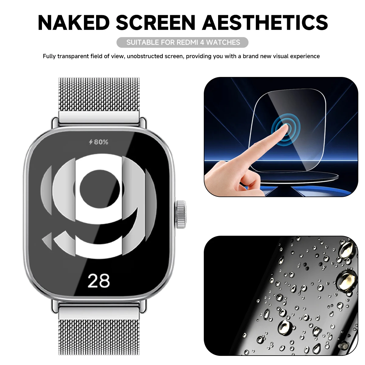 Gehard glas voor Xiaomi Redmi  - Smart Watch Screen Protector recensie en prijs