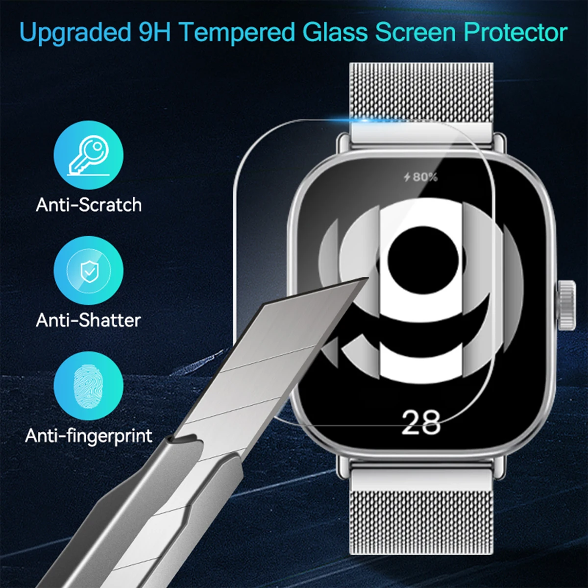 Gehard glas voor Xiaomi Redmi  - Smart Watch Screen Protector recensie en prijs