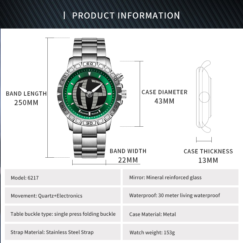 Luxe zakelijk herenhorloge Dig - Smartwatch Sports Watches For Men recensie en prijs