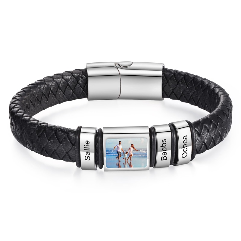 Aangepaste fotoarmband voor ma - Smartwatch Sports Watches For Men recensie en prijs